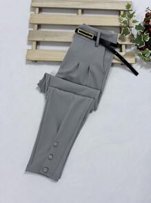 Women Pants - Màu Xám nhạt - Xem 1