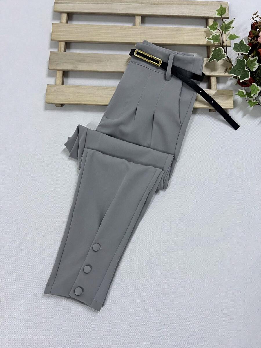 Women Pants - Màu Xám nhạt - Xem 1