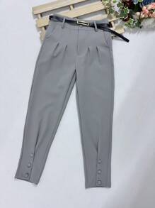 Women Pants - Màu Xám nhạt - Xem 2