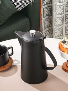 1 件/1 套加厚不锈钢家用厨房/客厅/餐厅茶壶/咖啡壶，适用于茶、咖啡、牛奶、果汁，适合户外、婚礼、派对、礼物、生日 - 白色 - 查看 4