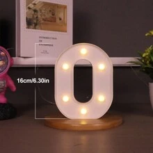 1 Peça Luz de Letra de LED, Cenário de Proposta Romântica Surpresa, Presente de Natal, Decoração Central, Adequado para Decoração de Aniversário/Casamento/Aniversário/Dia dos Namorados/Halloween/Natal/Ano Novo 2025, Presente de Aniversário e Feriado Perfeito para Família, Decoração de Quarto, Decoração de Festa, Branco (Baterias Não Incluídas)