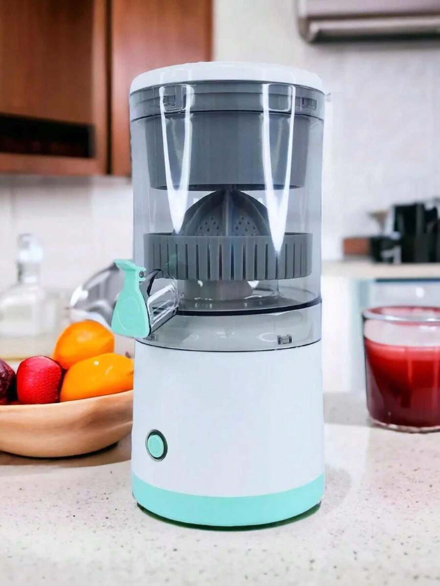 Exprimidor De Jugos Cítricos Eléctrico Recargable 480ml - Multicolor - Ver 1