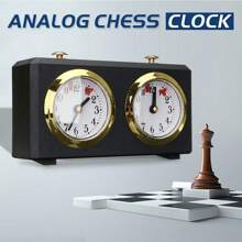 Chess Clock Game Timer Professional Competition Portable Gift I-GO Count Up Down - Black - View 4