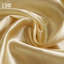 1入組59英呎*118英呎純色緞面DIY紡織布，適用於婚禮佈置，婚紗製作，DIY工藝，緞面布料 - 彩色 - 查看 11