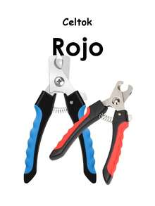 CT2756 1 Pieza Conjunto Cortador De Uñas y Lima Para Mascotas - Rojo - Ver 1