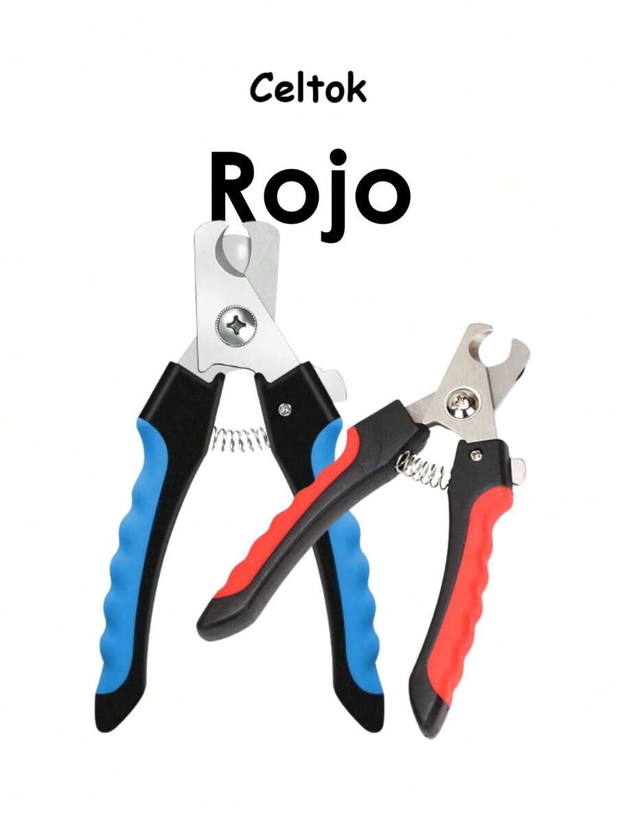 CT2756 1 Pieza Conjunto Cortador De Uñas y Lima Para Mascotas - Rojo - Ver 1