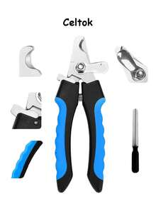 CT2756 1 Pieza Conjunto Cortador De Uñas y Lima Para Mascotas - Rojo - Ver 4