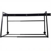 Heavy Duty Adjustable Garage Wall Multi-Tire Rack Storage, Black - Black - View 2