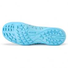 Chuteira Society Botinha Cano Alto Futebol Quadra Grama Sintética Costurada Original - Azul - Visão 7