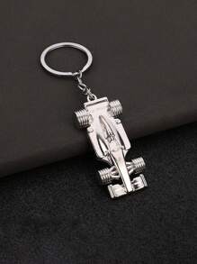 1pc Racing Car Keychain - Silver - View 2