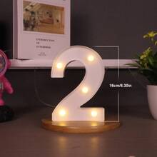 1 Peça Luz de Letra de LED, Cenário de Proposta Romântica Surpresa, Presente de Natal, Decoração Central, Adequado para Decoração de Aniversário/Casamento/Aniversário/Dia dos Namorados/Halloween/Natal/Ano Novo 2025, Presente de Aniversário e Feriado Perfeito para Família, Decoração de Quarto, Decoração de Festa, Branco (Baterias Não Incluídas)