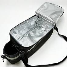 1pc Large Capacity Waterproof Cycling Backpack, Mountain Bike Saddlebag, Rear Pannier, Seat Post Bag, Front Handlebar Pack, Bike Accessory Storage Bag - Black - View 13