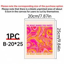 1入/2入/6入組復古波浪漸變裝飾畫，粉橘色，帆布牆藝術，時尚風格的顆粒漸變畫，粉橘色的蝴蝶畫，適用於房間美感、啟發性格言、抽象極簡裝飾畫，是走廊、臥室、客廳的理想禮物 - 彩色 - 查看 8