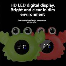 1pc Cartoon Shaped Baby Bath Thermometer, Cute Electronic Water Temperature Monitor For Kids, Suitable For Soaking Bathtubs - Thermometer - View 7