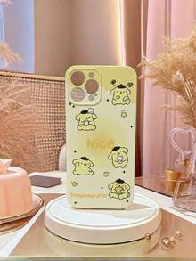 MIN ISO No use Cute Pom Pom Purin Phone Case Compatible With Iphone 15 14 Pro 13 Pro Max 12 Shockproof Girl Phone Covers - Multicolor - View 1