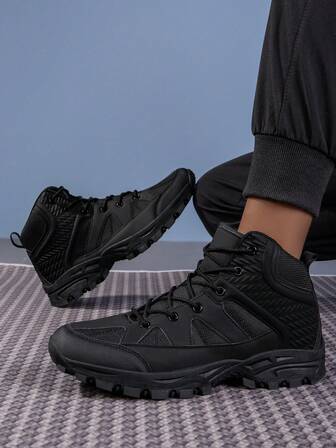 Outdoor Hiking Shoes, Spring/Fall Waterproof, Anti-Slip, Shock Absorbing Unisex Trekking Shoes