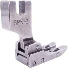工業用高抬頭滾輪壓腳，適用於辛格Singer、Juki工業縫紉機 - SPK-3 - 鋼色 - 查看 4