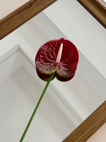 1/2/4/6 件仿真红掌百合花，适用于婚礼、办公室派对、酒店、家居餐桌装饰、情人节、生日毕业典礼、家居装饰、返校装饰、学校用品 - 多色 - 查看 14