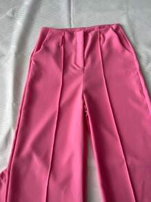 Women Pants - 粉色 - 查看 3