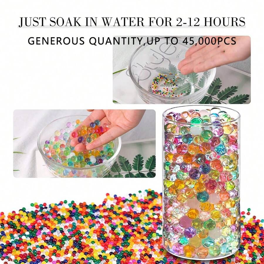 Mix Color Water Gel Jelly Beads,Water Beads For Vases, Vase Filler