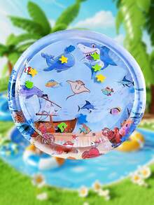 Pat Pat 水墊夏季必備爬行玩具床墊抗摔訓練加厚水緹，大尺寸 - 彩色 - 查看 9