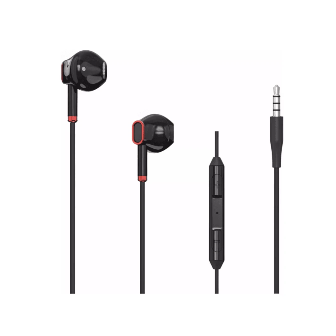 Fone De Ouvido Com Fio Entrada P2 Com Microfone Reforçado - Preto - Visão 1