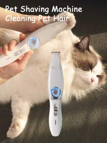 Chó Tóc Cho Paw Lông Chải Lông Hút Chân Không Thú Cưng Cắt Tóc Tông Đơ Máy Cạo Râu Cho Chó Mèo Mắt, tai, Mặt, Mông - trắng - Xem 2