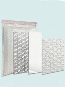 10 Stücke/50 Stücke weiße selbstverschließende Versandumschläge mit Luftpolsterbeutel für Geschäftsverpackungen und Versandbedarf