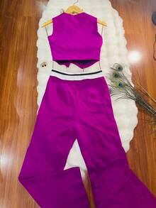 Women Two-Piece Outfits - Màu tím - Xem 2