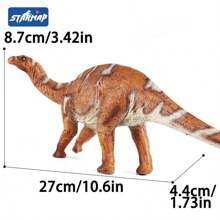 [Tem certificado infantil] Brinquedo modelo de dinossauro realista, estatueta de animal selvagem, brinquedo sensorial e presente de festa, adequado para decoração de quarto de crianças ou meninas e meninos