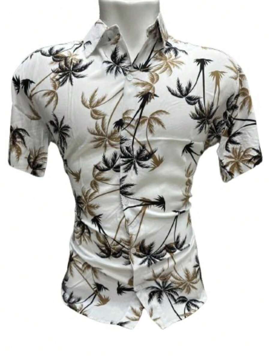 Men Shirts - 白色 - 查看 1