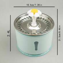 1pc Stainless Steel Automatic USB Powered Pet Drinking Fountain For Cats And Dogs To Use While Drinking Water - Multicolor - View 10