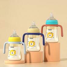 婴儿宽口径奶瓶（适合 6 个月以上婴儿）8/10 盎司 - 藍色 - 查看 4
