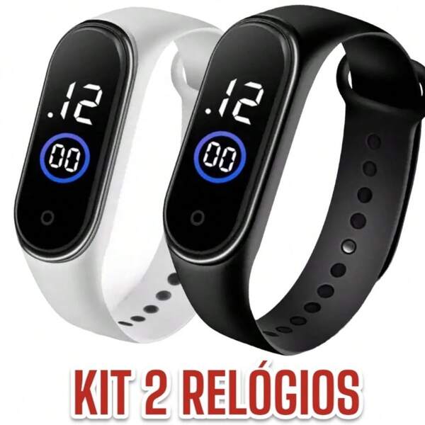 Promoção Kit Relógio Digital A Prova De Água A Pronta Entrega