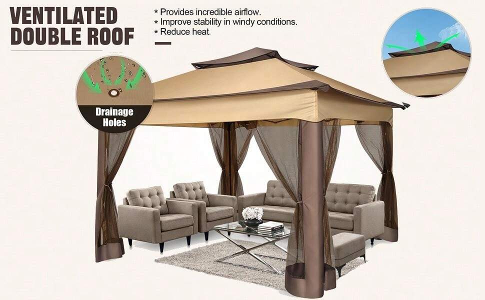 Pavillon 3x3 Wasserdicht Stabil Winterfest Mit Faltpavillon