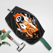 AIRAJ 多功能工具袋，1680D防水工具袋，便攜式手提工具收納袋 - 黑色 - 查看 4