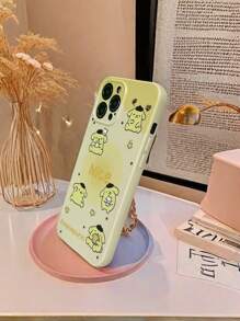 MIN ISO No use Cute Pom Pom Purin Phone Case Compatible With Iphone 15 14 Pro 13 Pro Max 12 Shockproof Girl Phone Covers - Multicolor - View 9