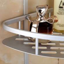 Suporte de Shampoo Aluminio Rack de Banheiro Sabonete Prateleiras Parede - Multicolorido - Visão 6