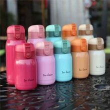 1 cốc cách nhiệt chân không mini 360ML/12.1oz có nắp bật, cốc cà phê bằng thép không gỉ, bình nước giữ nhiệt chống rò rỉ hai lớp có khóa cài cho xe hơi khi trở lại trường - Nhiều màu - Xem 3