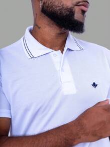 Men Polo Shirts - 白色 - 查看 4