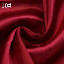 1入組59英呎*118英呎純色緞面DIY紡織布，適用於婚禮佈置，婚紗製作，DIY工藝，緞面布料 - 彩色 - 查看 38