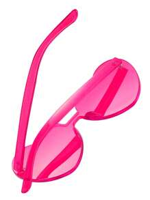 LENTES EN FORMA DE CORAZÓN PARA MUJER - Rosa Fucsia - Ver 5