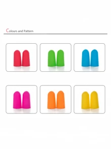 1 par de tapones para oídos reutilizables, adecuados para dormir, viajar, hacer una siesta, estudiar, color al azar, inalámbricos