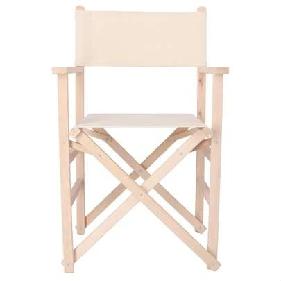 Well Home Poltrona da regista, struttura non rivestita con tela grezza