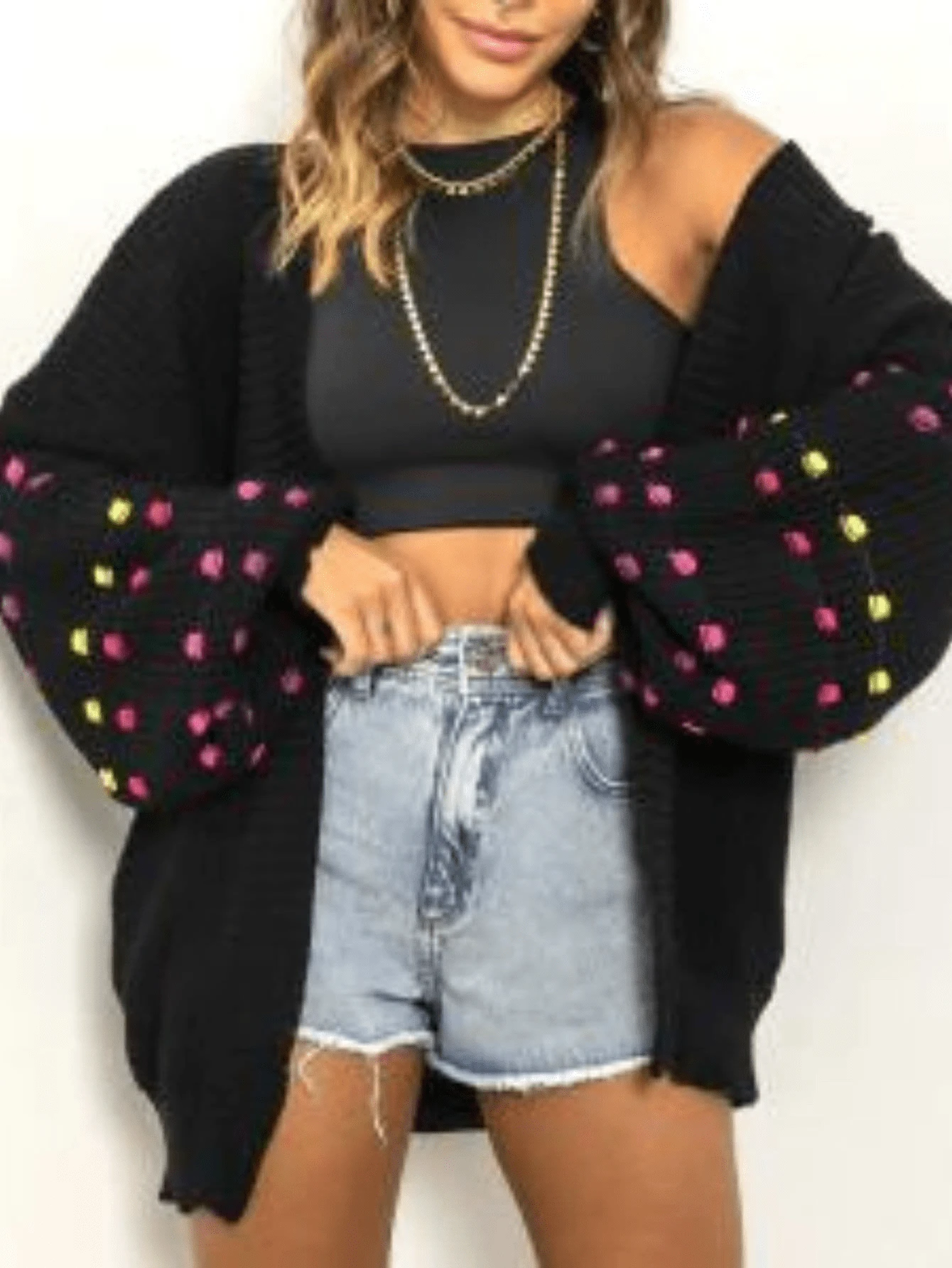 Women Cardigans - Black - View 1