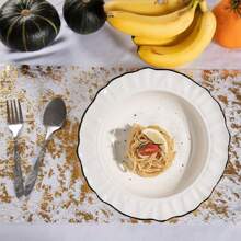 1 pieza Corredor de mesa brillante con malla metálica con purpurina para mesa de decoración de eventos, bodas, duchas nupciales, fiestas de cumpleaños