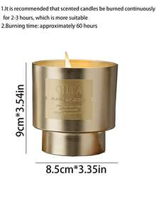 1入組CITTA檀香芯香薰蠟燭，大豆蠟精油香氛，優雅的家居裝飾。獨特的香薰蠟燭紀念品 - 290g - 查看 2