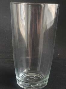 Set 10 Vasos de Vidrio Premium Liso 250Ml - Blanco - Ver 2