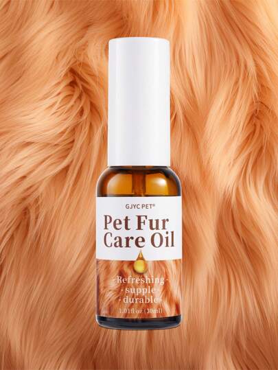 PETSIN Pälsvårdsolja för husdjur - Redskapar, minskar fällningen - ger glans med kollagen och naturliga oljor - Leave-in balsam för hundar och katter - 1,01 Fl. Uns