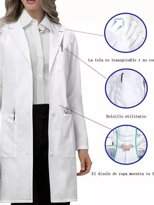 Lab Coats - White - View 2